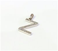 Pendente Stocco Gioielli Donna in Oro bianco Zirconia AOZLZ01